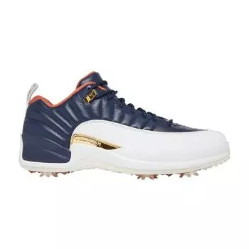 Мужские кроссовки Eastside Golf x Air Jordan 12 Low Golf Out the Mud синие, темно-синие, белые DZ4524-400 40.5