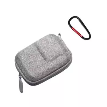 Easy Carrying Camera Protective Case Small Outside with Hook Sport Camera Carrying Case Camera Storage Box for Action 3 Pouch чёрный