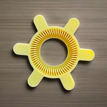 [Easy-Grip Bottle Opener] Easy-Grip Manual Bottle Opener - 1 Yellow Plastic Can Lifter with Ergonomic Handle