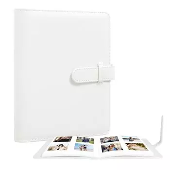 Easy Hood Instax Большой 3-дюймовый фотоаппарат Fujifilm Instax Mini Pocket Storage Высокопрозрачный PU 256 листов Также можно хранить деловые документы и членские взносы