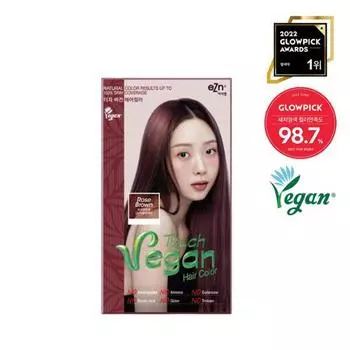 Easy N Touch Веганская краска для волос розово-коричневый