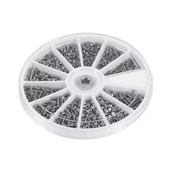 Easy Repairs with 600pcs M1/M12/M14 Small Screws and Nuts Assortment Kit