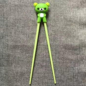 Easy To Use Chopsticks Learning Aid Silicone Chopsticks Training Tools Chopstick Learner зелёный