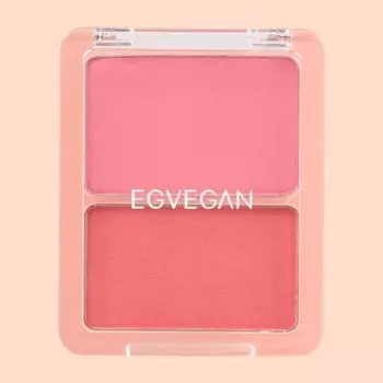 Easy Vegan Jelly Powder Dual Blusher, 1 pc, 02 Blooming Peony