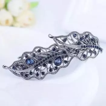 EASYA Разные Стили Ретро Аксессуары для Волос Заколки для Женщин Хрустальная Бабочка Павлин Смола Цветок Зажим для Волос Головной Убор