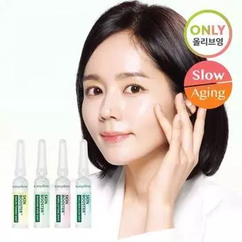 EasyDew [эксклюзив] Easy Dew Skin Booster Shot Ampoule 4 плана 1 мл 7 шт. + ампула mts 3,5 мл бесплатно Project Skin Booster Hyaluronic Glow Shot Ampoule