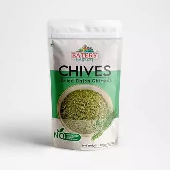 EATERY HARVEST от Saipro Зеленый лук 150 г, приправа из трав | Сушеные листья зеленого лука в качестве приправы для пельменей, супов, рагу | Натуральный, без ГМО