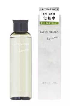EAUDE MEDICA homme Лечебный лосьон для лечения акне 150 мл Цветочный лосьон для лечения акне [квази-лекарство] (Аромат цитрусовых) Мужской лосьон/средство для ухода за кожей для мужчин