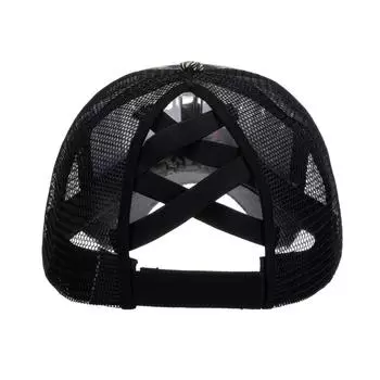 EAY новая бейсболка с принтом «подсолнух» и отверстием под хвостиком, женская солнцезащитная шляпа чёрный