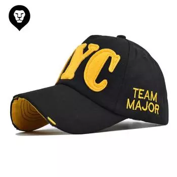 eBay популярная шляпа рваная старая большая буква nyc бейсболка классическая хлопковая шляпа Adjustable
