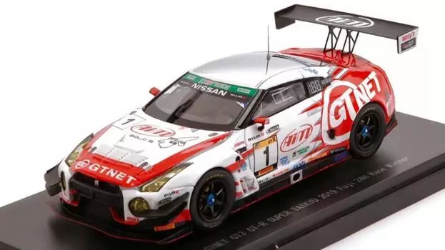 EBBRO GTNET GT3 SUPER TAIKYU 2019 Fuji 24H Race Winner Завершенный продукт 1/43 GT-R No.1