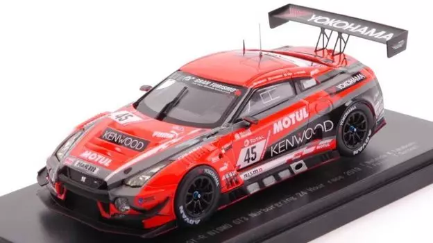 EBBRO Nissan NISMO GT3 гонка 24 часа Нюрбургринга 2019 Завершенный продукт 1/43 GT-R №45