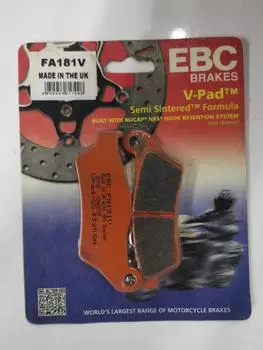 Ebc Fa181V 2018-2021 KTM 790 Adventure R Совместимая задняя тормозная колодка Полуспеченная колодка