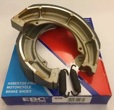 Ebc S606 2004-2015 Hyosung GV 250 Совместимая задняя тормозная колодка с пружинным барабаном