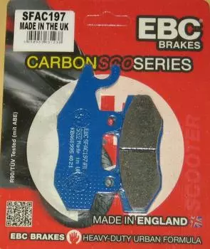 Ebc Sfac197 2004-2017 Honda CBF 150 Совместимая передняя тормозная колодка Карбоновая колодка