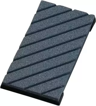 Ebi-jirushi Resurfacing Whetstone with Grooves and Simple Rubber Stand IO-0001