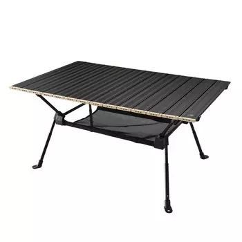 ebi Light Frame Aluminum Easy to Height Net Peg Hole Table, легкий, сборный, регулируемый, EBI-LFTB01-BK