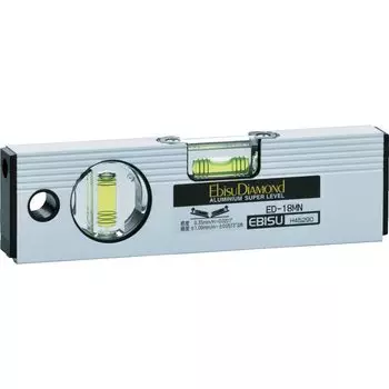 Ebisu basic level with magnet 180mm (silver) ED-18MN