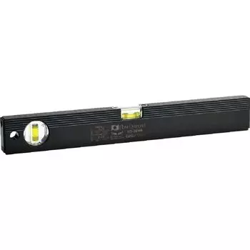 Ebisu Basic Level with magnet 380mm Vial Green (black) ED-38MB color