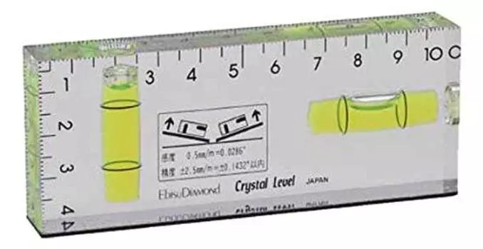 Ebisu Diamond Crystal Level with Magnet ED10CLSM