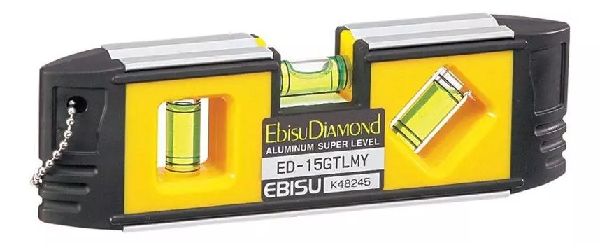 Ebisu Level with super strong magnet Yellow G-Trendy ED-15GTLMY