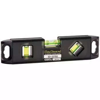 Ebisu Mini Level Tobisan Level for Scaffold Assembly Black x Green 200mm (Skeleton) ED-20TB3