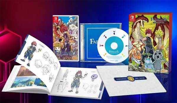 Ebiten FARMAGIA Edition Famitsu DX Pack Switch Salamud Limited Skin Полезный предмет Набор Код DLC Распределение [Эксклюзив Amazon.co.jp] Коллекционный