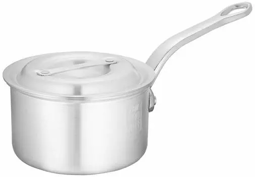 EBM Aluminum Professional Chef Deep One Hand Pot 15cm (with Scale)