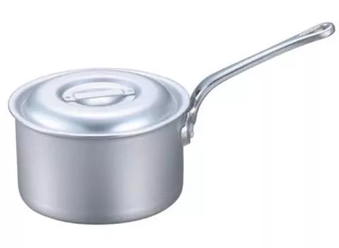EBM Aluminum Professional Chef Deep One Hand Pot 24cm (with Scale)
