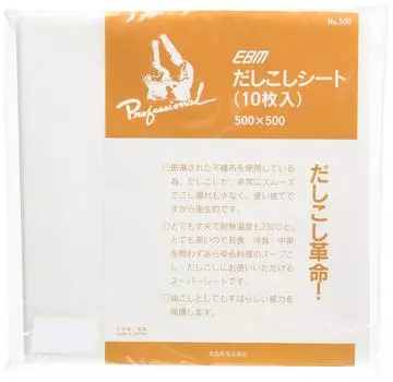 EBM Dashi Koshi Sheet (10 pieces) No.500 белый