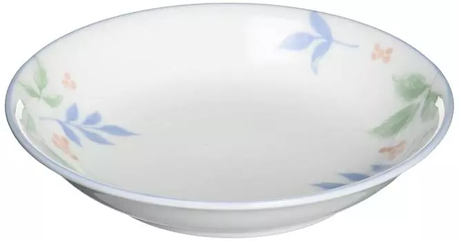 EBM Japanese Tableware Collection Reinforced Whisper Round Plate 4.5 Dimensions