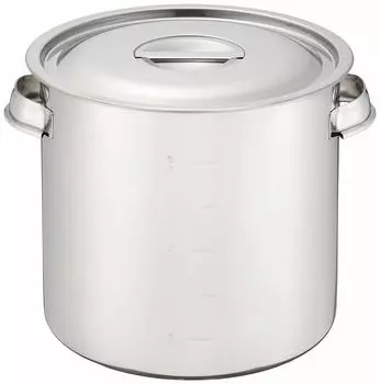 EBM Kitchen pot 20cm with silver 18-8 pot/dish plate,