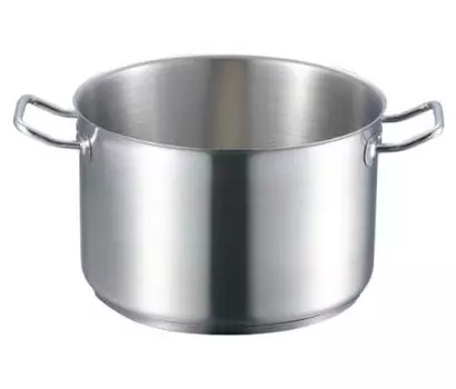 EBM Pro Chef IH Half Body Pot 22cm Without Lid 18-8