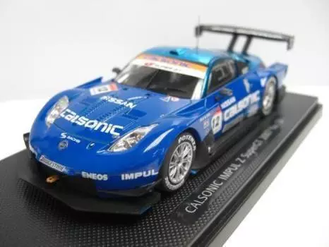 Ebro Calsonic Impul Z Super GT500 2007 Синий Готовый Продукт 1/43 #12 синий