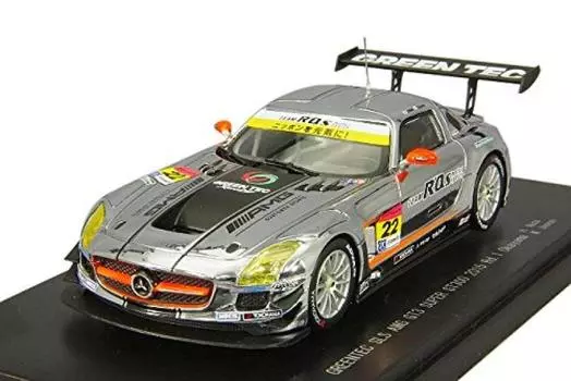 Ebro Green Tech SLS AMG GT3 SUPER GT300 Okayama 2015 Completed Product 1/43 #22 зелёный