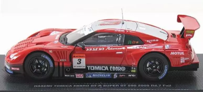 Ebro Hasemi Tomica Ebro Super GT500 2009 Round 7 Fuji Завершенный продукт 1/43 GT-R (44235)