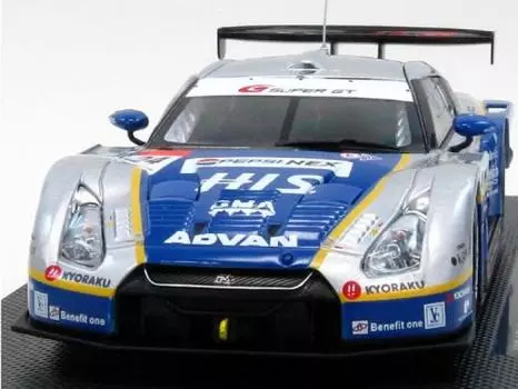 Ebro HIS Advan Kondo Super GT500 2009 Round 7 Fuji Completed Product 1/43 GT-R (44234)