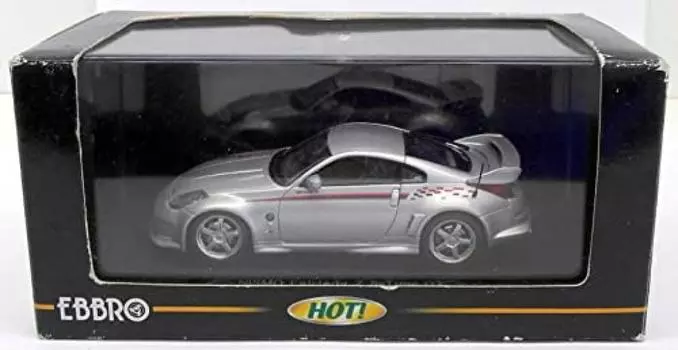 Ebro Nismo Fairlady Z S Tune GT Silver Stripe Finished Product 1/43 серебряный