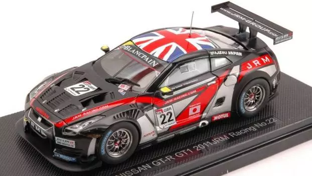 Ebro Nissan GT1 2011 JRM Racing No22 Завершенный продукт 1/43 GT-R