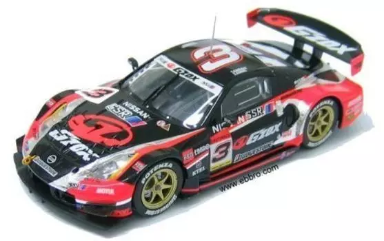 Ebro SSR Hasemi Z JGTC2004 Поздняя модель 43614 Завершенный продукт 1/43 G ZOX #3 чёрный