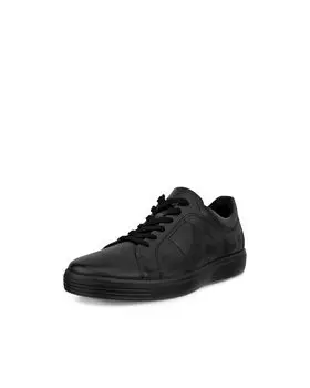 ECCO Classic Genuine Casual 3E Кроссовки, Кожа, Мужские Кроссовки, 53734402001, ЧЕРНЫЙ, 25.5 см, чёрный