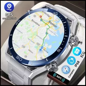 Ecg+ppg Nfc Bluetooth Call Smartwatch Gps Sports Track 1,5 дюйма 454*454 Hd экран Smartwatch для мужчин для Huawei Watches Ultimate