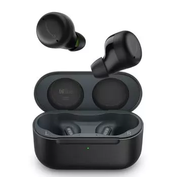 Echo Buds 2-го поколения Полностью беспроводные наушники с активным шумоподавлением и беспроводным зарядным чехлом в комплекте Черные - Alexa,