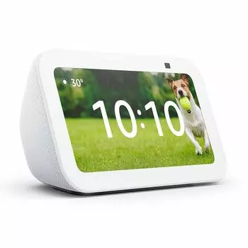 Echo Show 5 3-го поколения Smart Display с 2-мегапиксельным Glacier White - Alexa, камера,