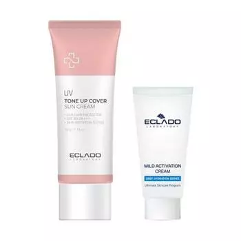 Eclado UV Tone Up Cover Солнцезащитный крем, 50 г, специальный набор