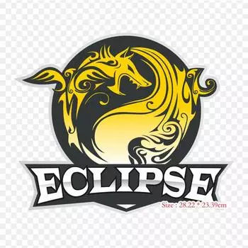 Eclipse Dota 2 Dota 2 Team Admiral, термопереносная печать, виниловые нашивки, наклейки для одежды, аппликации «сделай сам», моющиеся нашивки