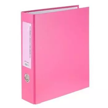 Папка-регистратор Eco Cheongun Eco с D-образными кольцами, 3 отверстия, 7 см, формат А4, розовая, 2 шт.
