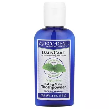Eco-Dent, Ежедневный уход, Зубная паста с содой в порошке, Оригинальная мята, 56 г (2oz)