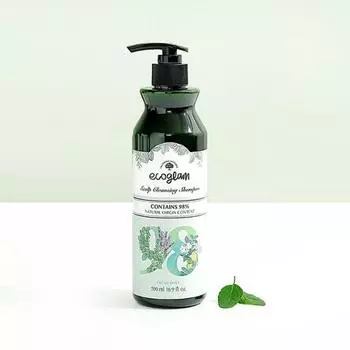 Eco Glam Scalp Очищающий Шампунь Свежая Мята 500 мл Fresh Mint 500ml