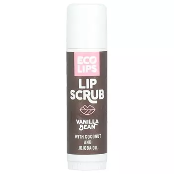 Eco Lips, Скраб для губ, стручок ванили, 0,56 унции (17 г)